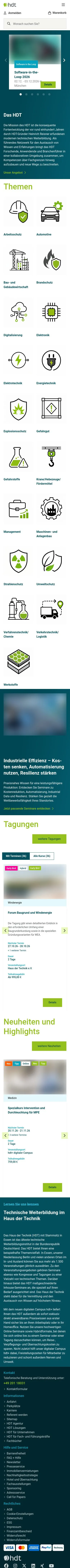 HDT am Smartphone